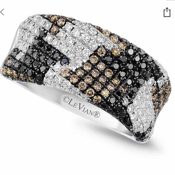 LeVian limited quantity rare diamond ring.SOLD OUT EVERYWHERE - Picture 1 of 8